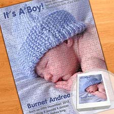 Custom Large Baby Photo Jigsaw Puzzle, Vertical