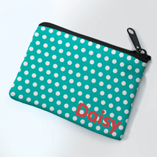Personalized Dots Pattern Small Coin Purse (3.5