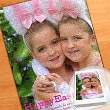 Photo Jigsaw Portrait Puzzle, Happy Easter