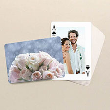 Wedding Poker Size Classic Custom 2 Sides Landscape Back Playing Cards