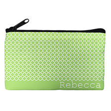 Lime Moroccan Personalized Cosmetic Bag