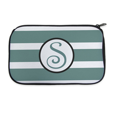 Personalized Neoprene Stripes Cosmetic Bag (6 X 10 Inch)