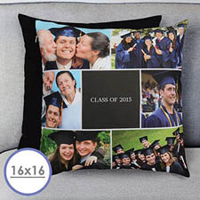 Graduation Collage Personalized Pillow Cushion Cover 16