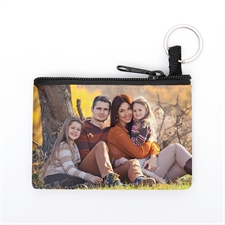 Personalized Photo Gallery Coin Purse W/Keyring 3.5 X 5 Inch
