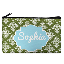 Green Vintage Personalized Cosmetic Bag