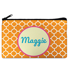 Carol Clover Monogrammedmed Personalized Cosmetic Bag, 5 X 8
