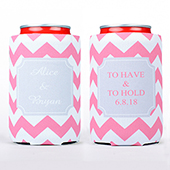 Pink Have And Hold Personalized Can Cooler