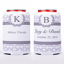 Vintage Personalized Can Cooler
