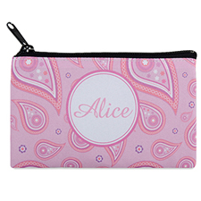 Pink Vintage Personalized Cosmetic Bag