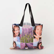 All Over Print Collage Tote Bag 11X14