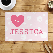 Love Arrow Personalized Placemat