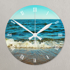 Timeless Memory Personalized Acrylic Clock Custom Printed