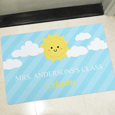 Sunshine Personalized Classroom Doormat Teacher Appreciation Gift