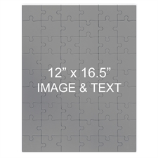 Personalized Magnetic 12X16.5 Portrait,285 Or 54 Piece Photo Puzzle