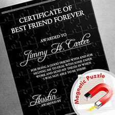 Large Portrait Personalized Magnetic Message Puzzle, Sunshine Smiles