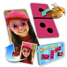 Custom Color Dominoes,Kids  (Vertical Photo)