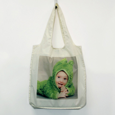 Personalized Full Square Image Foldable Shopper Bag