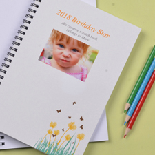Create Your Own Spring Flowers Photo Notebook
