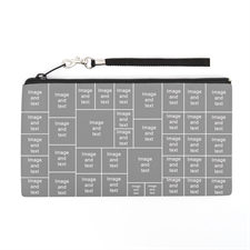 Personalized Instagram 39 Collage 5.5X10 (2 Side Same Image) Clutch Bag (5.5X10 Inch)