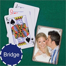 Wedding Bridge Size Playing Cards Cocoa Vintage Standard Index