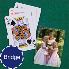 Bridge Size Playing Cards Wedding Green Antique Standard Index