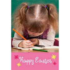 Happy Easter Animated Photo Card Personalized Animated Invitation Card (4 X 6)