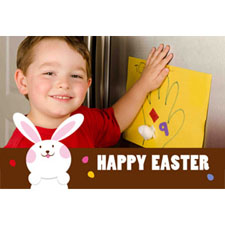 Bunny Blessings Animated Photo Card Personalized Animated Invitation Card (4 X 6)