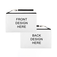 Personalized Custom Full Color Print (2 Side Different Image) Wristlet Bag (Medium Inch)
