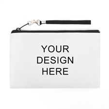 Personalized Custom Full Color Print (2 Side Same Image) Wristlet Bag (Medium Inch)
