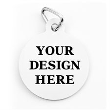 Custom Printed Personalized Round (Custom 1 Side) Dog Or Cat Tag