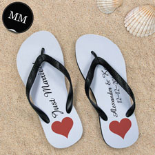 Design My Own Personalized Love Message Men Medium Flip Flop Sandals