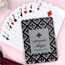 Mr. And Mrs. Personalized Save The Date Playing Cards