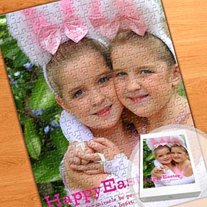 Photo Jigsaw Portrait Puzzle, Happy Easter