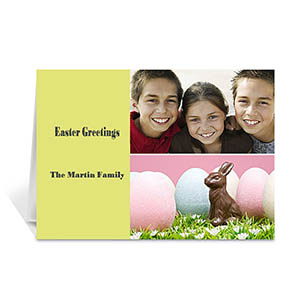Elegant Collage Yellow Easter Greetings