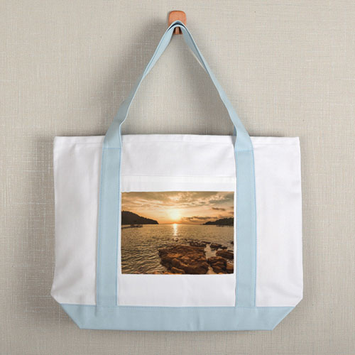 Full Landscape Photo  Light Blue