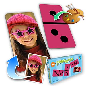 Custom Color Dominoes,Kids (Vertical Photo)