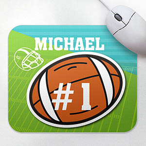 Personalized Athletic Mousepad, Football
