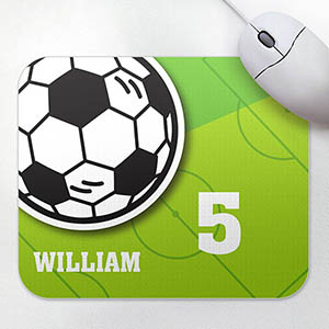 Personalized Athletic Mousepad, Soccer