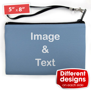 Custom Clutch Bag (Small) – 2 Sides Different Images