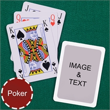 Poker Bridge Style White Border Playing Cards
