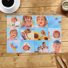 Personalized Twelve Photo Collage Placemats