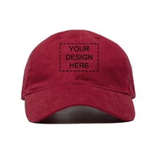 Personalized Baseball Cap, Red