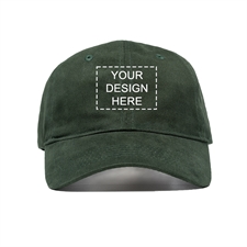 Personalized Baseball Cap, Forest Green