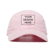 Custom Design Baseball Cap, Pink