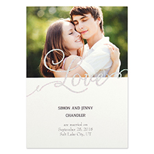 Personalized Love Party Invitation Card