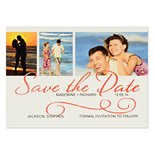 Personalized Wedding Day Save The Date Invitation Cards