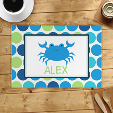 Personalized Crab Placemats