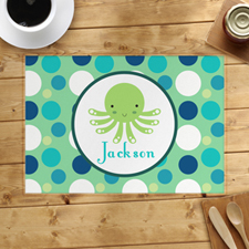 Personalized Octopus Placemats