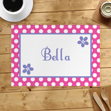 Personalized Flower Placemats