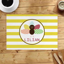 Personalized Turkey Placemats